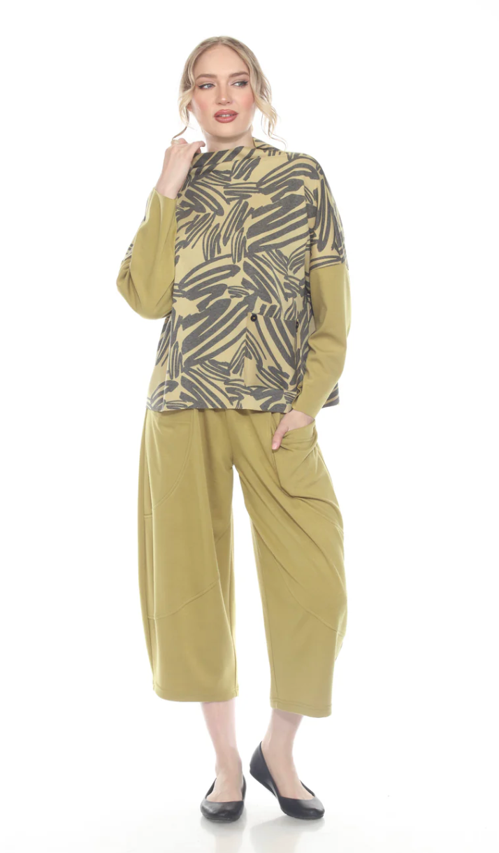 Moonlight Top - 3930PR - KIWI/GRAY