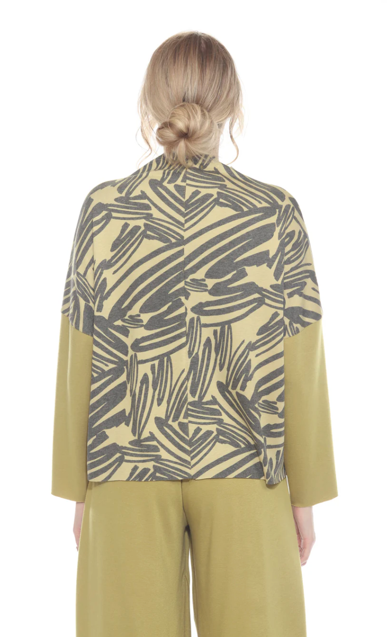 Moonlight Top - 3930PR - KIWI/GRAY