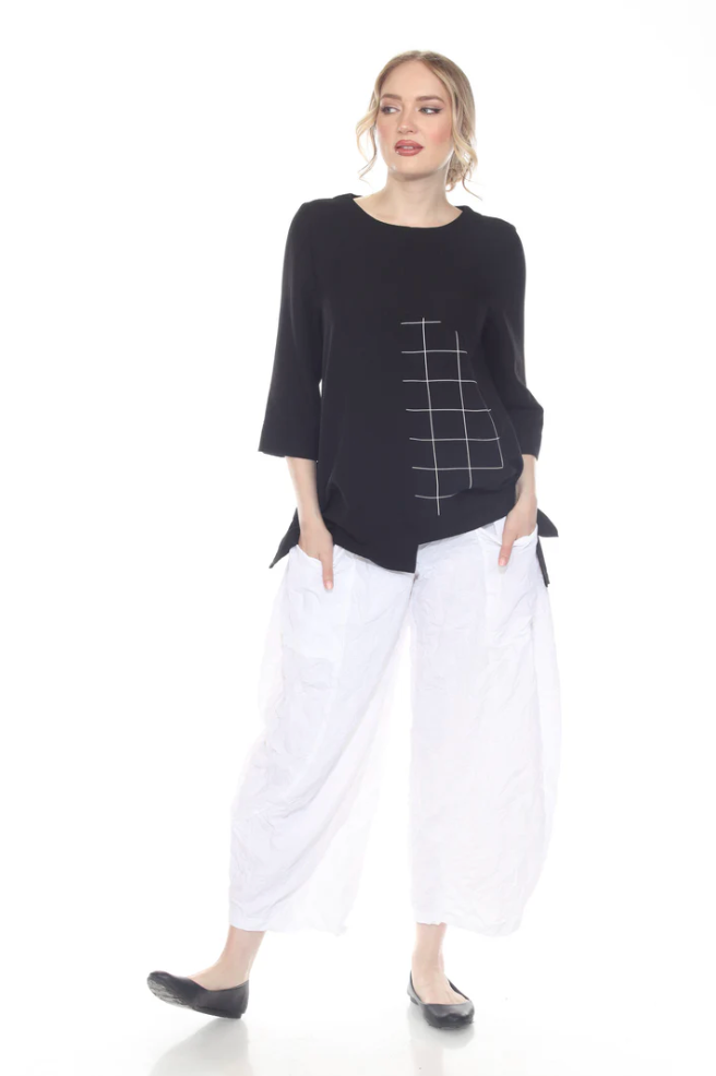 Moonlight Top - 4117CK - BLACK