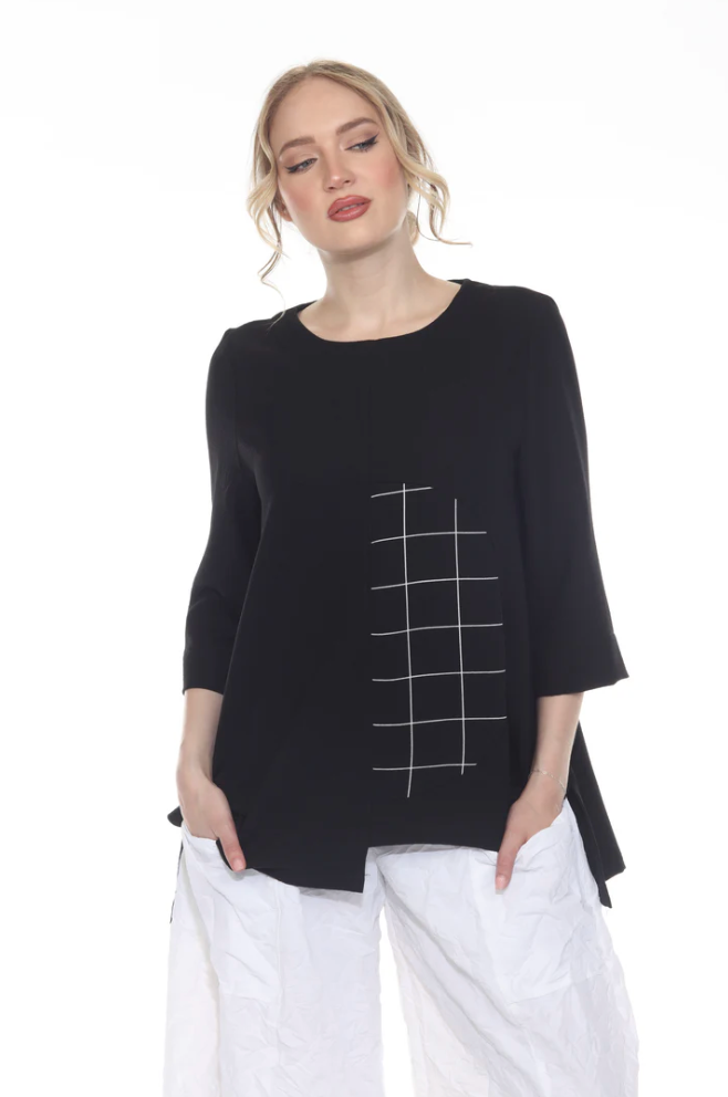 Moonlight Top - 4117CK - BLACK