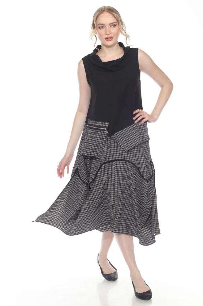 Moonlight Dress - D4068 - WHITE MIX (NOT BLACK MIX)