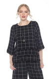 Moonlight Top - 4110CK - BLACK/WHITE CHECK