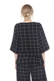Moonlight Top - 4110CK - BLACK/WHITE CHECK