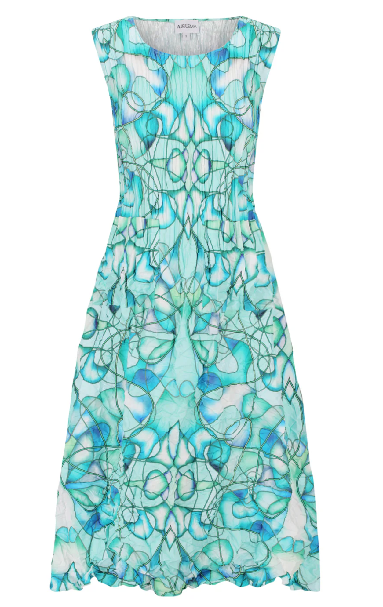 Alquema Smash Pocket Dress - SEAGLASS