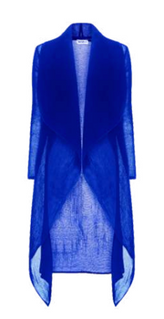Alquema Short Collare Coat - ROYAL BLUE