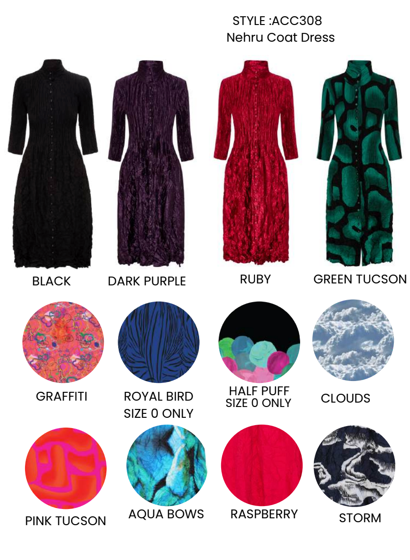 Alquema Nehru Coat Dress - ELLIPTICAL SPOT