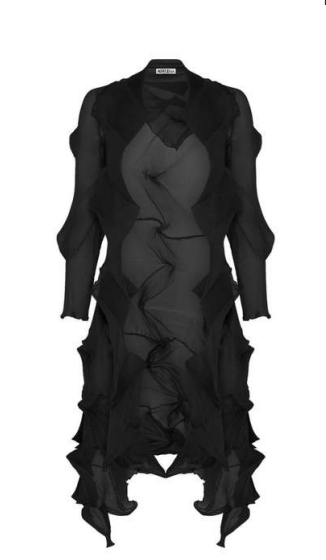 Alquema Jacqui Coat - BLACK