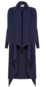 Alquema Long Collare Coat - INK