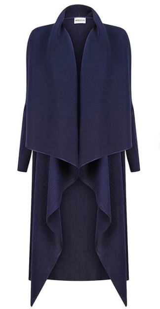 Alquema Long Collare Coat - INK