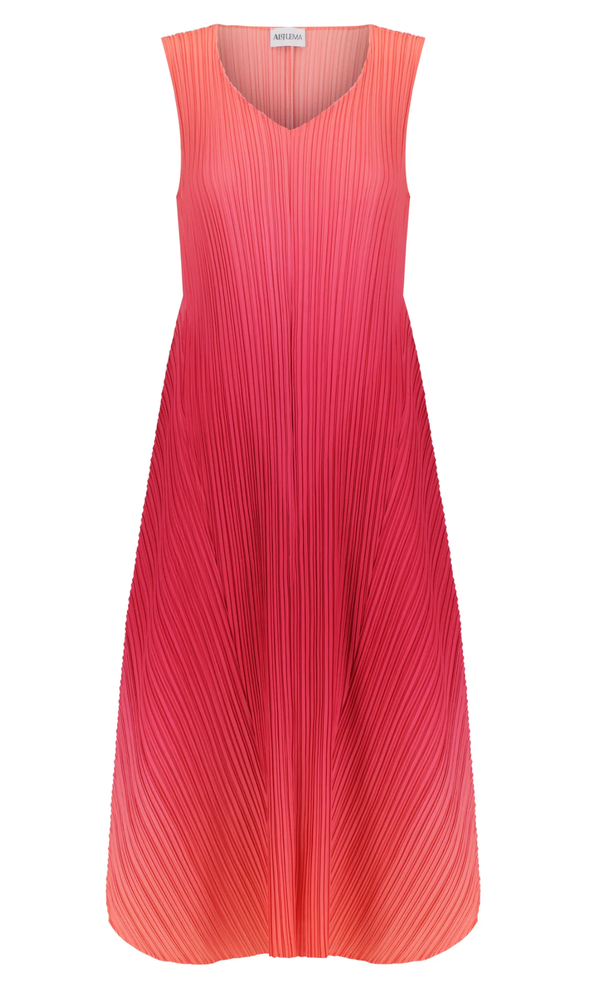 Alquema Long Estrella Dress - WATERMELON SORBET