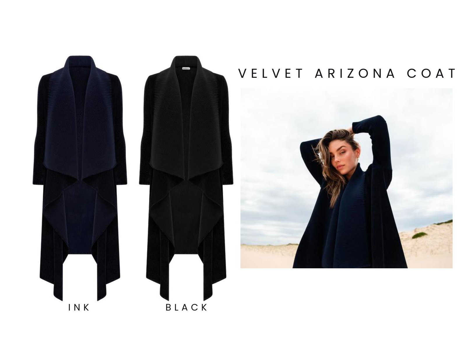 Alquema Velvet Arizona Coat - INK