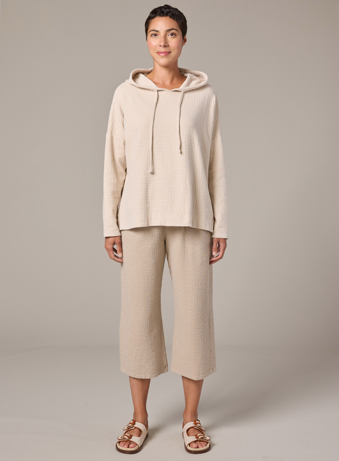 CUT LOOSE Pucker Doublecloth Sweatshirt - 2246198
