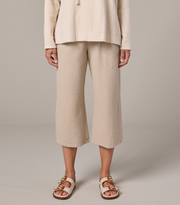 CUT LOOSE Pucker Doublecloth Easy Crop Pant - 2242349