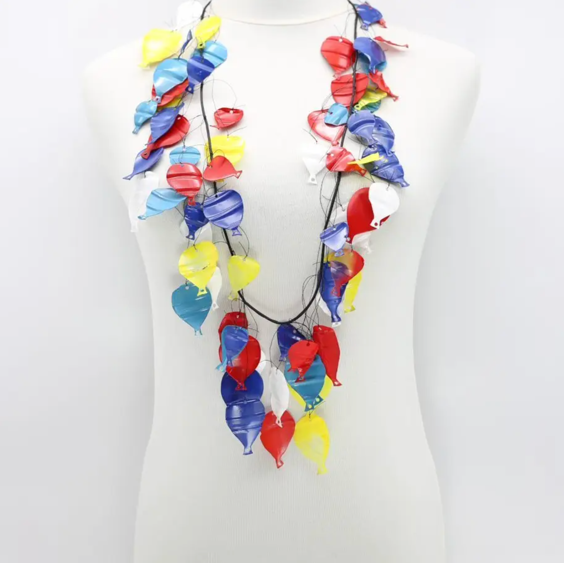 JIANHUI LONDON Multicolor Plastic Long Balloon Necklace