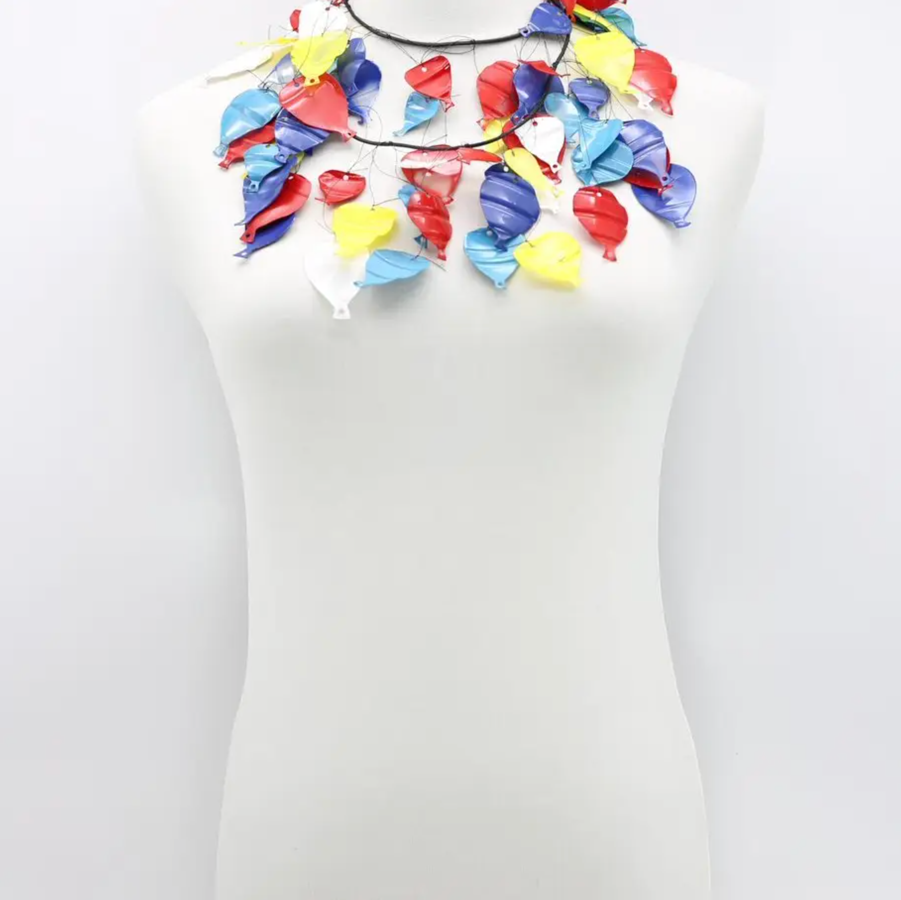 JIANHUI LONDON Multicolor Plastic Long Balloon Necklace