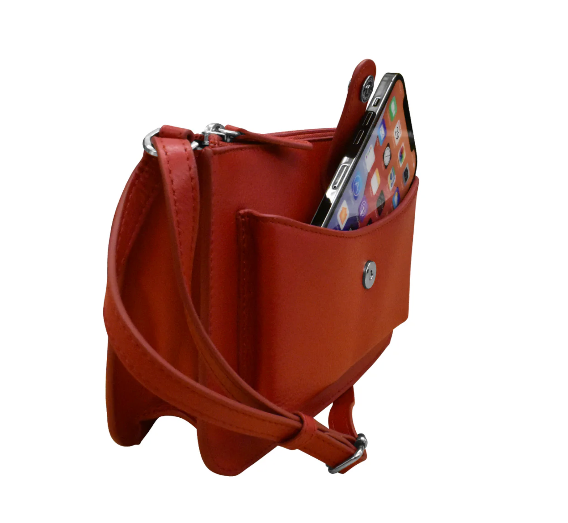 ili New York - FRONT POCKET PHONE BAG - 6046 - Red