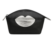 ili New York - HOT LIPS COSMETIC CASE - 6481 - Black/Silver