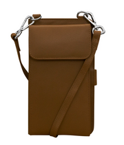 ili New York - PHONE WALLET CROSSBODY BAG - 6363 - TOFFEE