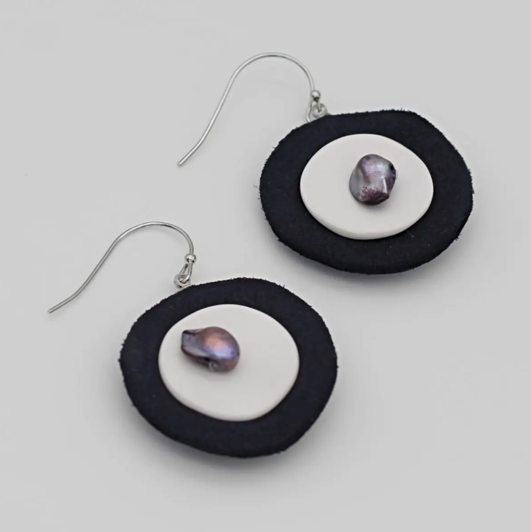 SYLCA White Inga Earring