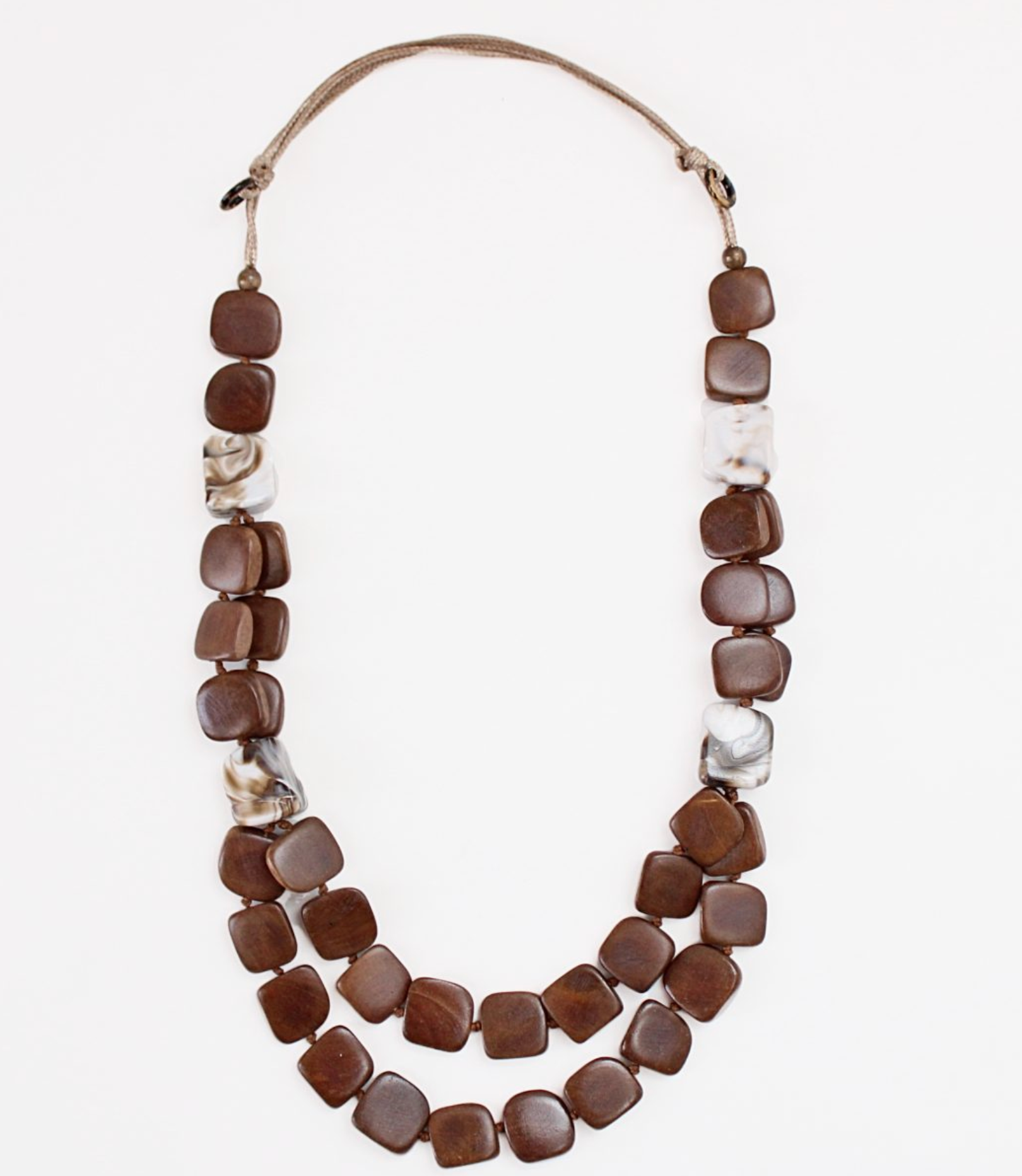 SYLCA Double Strand Marble Joelle Necklace