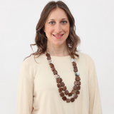 SYLCA Double Strand Marble Joelle Necklace
