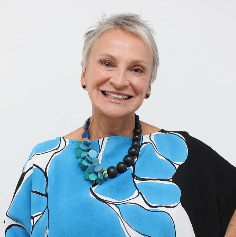 SYLCA Blue Cluster Aimee Statement Necklace