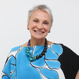 SYLCA Blue Cluster Aimee Statement Necklace