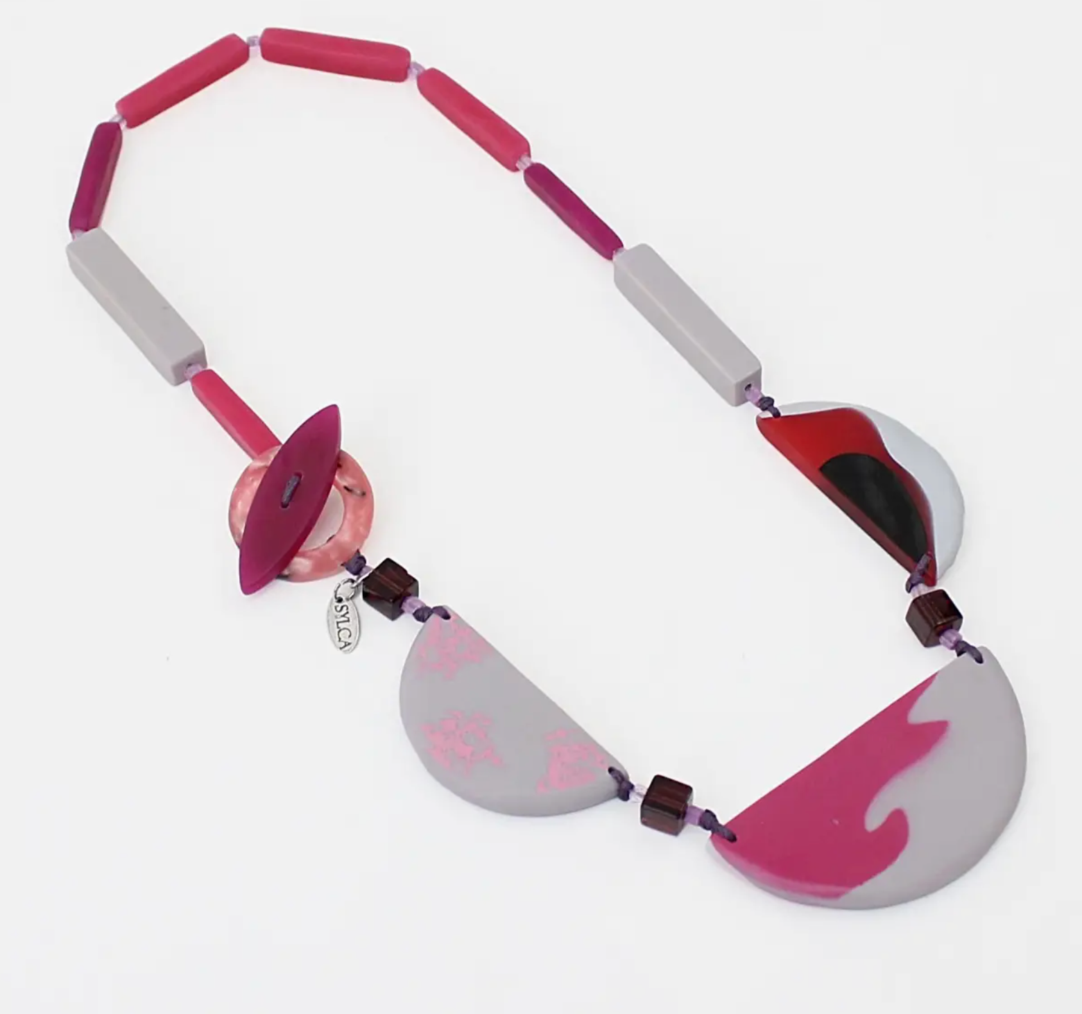 SYLCA Pink Anisa Necklace