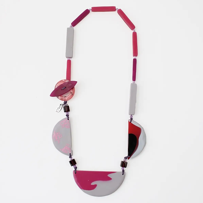 SYLCA Pink Anisa Necklace