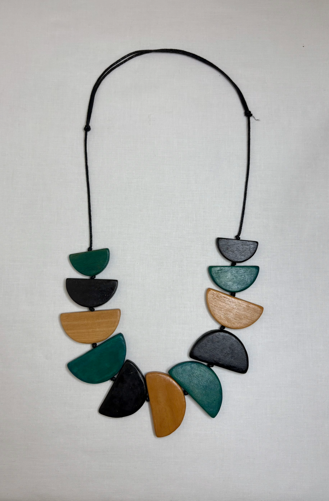SYLCA Teal Half Moon Hazel Necklace