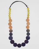SYLCA City Sunset Bead Statement Necklace