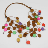 SYLCA Multi Penny Dangle Necklace