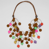 SYLCA Multi Penny Dangle Necklace