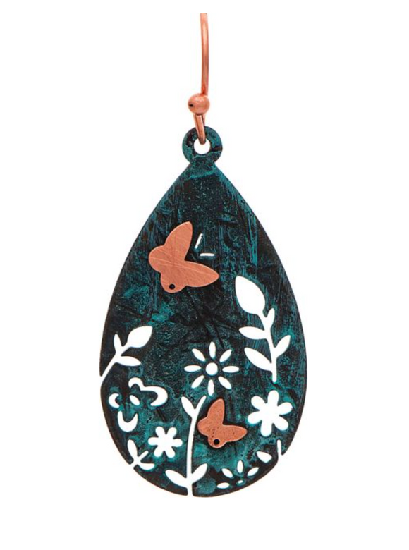 RAIN Patina Flower Garden Earring