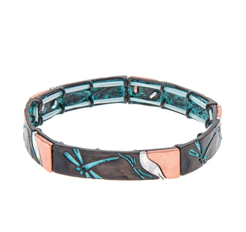 RAIN Patina Dragonfly Bracelet
