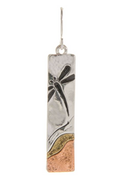 RAIN Multi Dragonfly Motif Earring