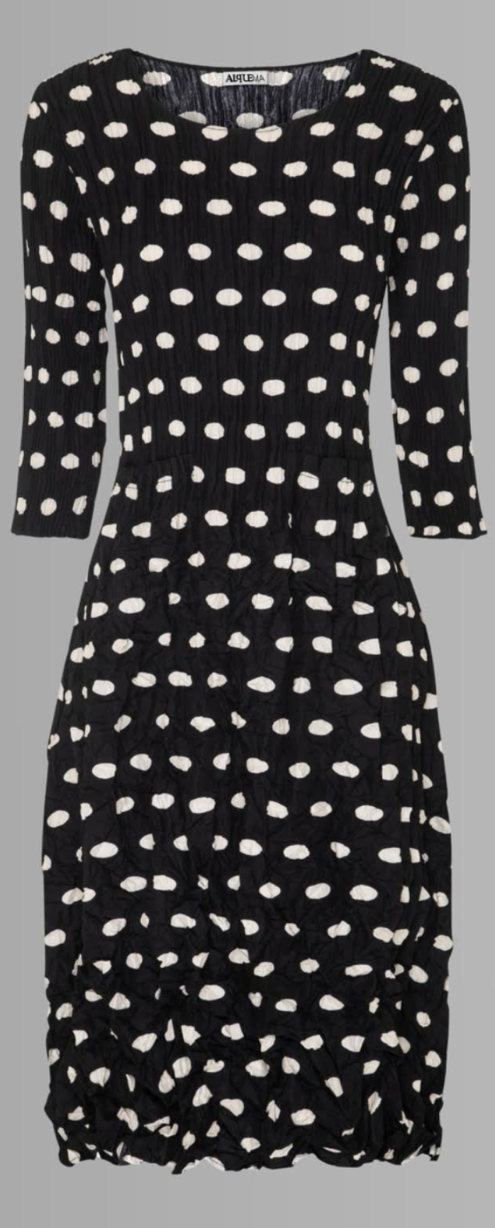 Alquema 3/4 Sleeve Smash Pocket  Dress - ELLIPTICAL SPOT