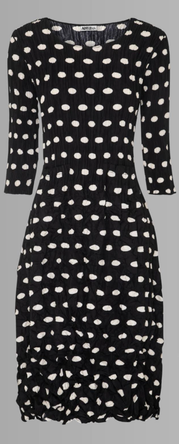 Alquema 3/4 Sleeve Smash Pocket  Dress - ELLIPTICAL SPOT