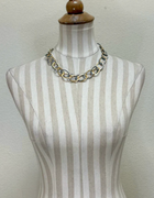 MANJUSHA Multicolor Chain Necklace