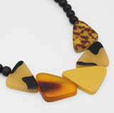 SYLCA Amber Classic Bead Statement Necklace