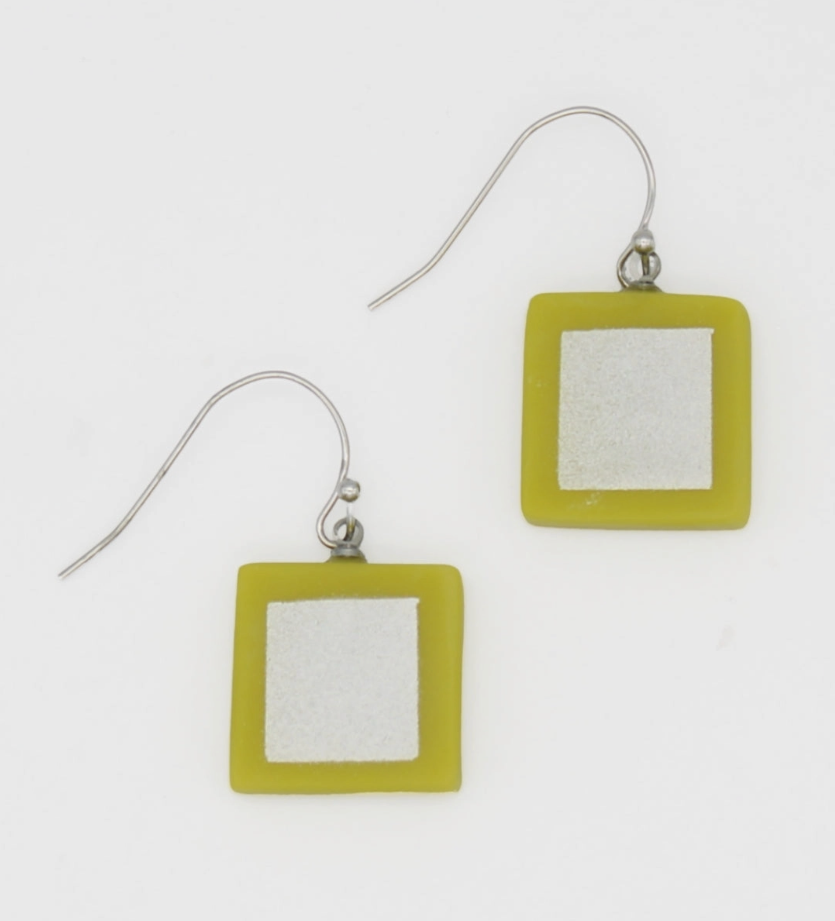 SYLCA Lime Mira Verde Earrings