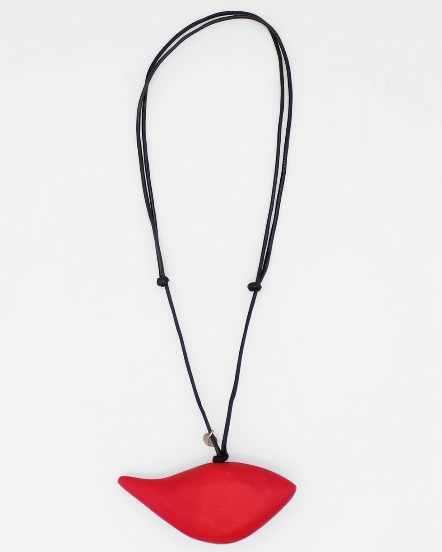 SYLCA Red Robin Bird Wooden Pendant Adjustable Necklace
