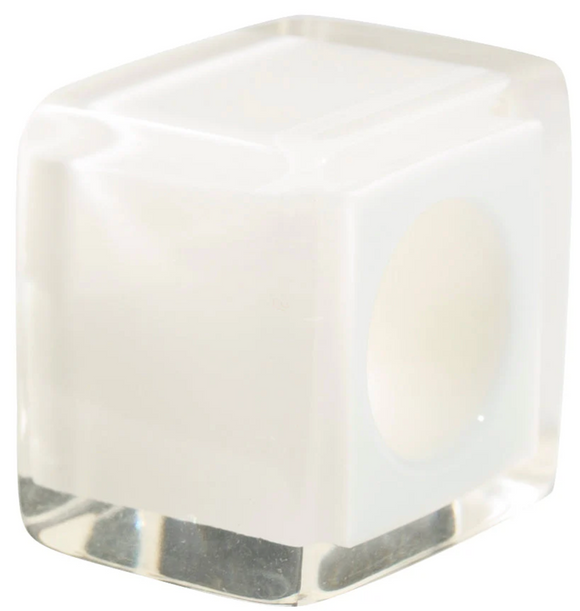 ZSISKA Bliss Vive White Cube Bead