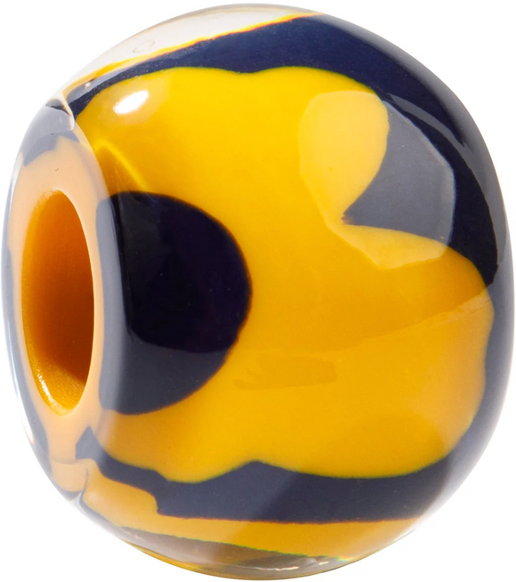 ZSISKA Bliss Musee Mustard & Navy Flower Bead