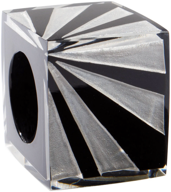 ZSISKA Bliss Glitz Silver Art Deco Bead