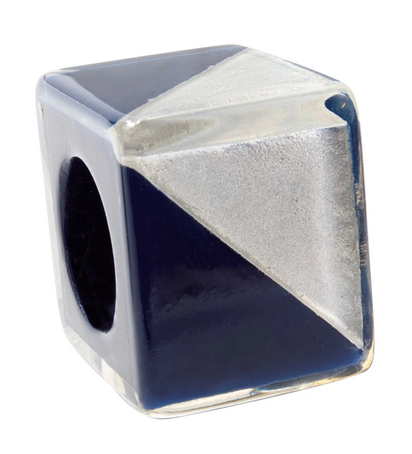 ZSISKA Bliss Musee Navy & Silver Art Deco Bead