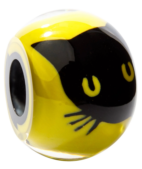 ZSISKA Bliss Musee Yellow Cat Bead