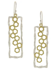 Takobia Two Tone Pentagon Drop ER - 2271