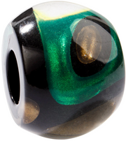 ZSISKA Bliss Glitz Emerald & Bronze Butterfly Bead