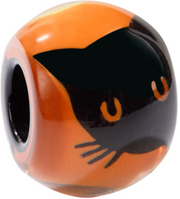 ZSISKA Bliss Musee Russet Cat Bead